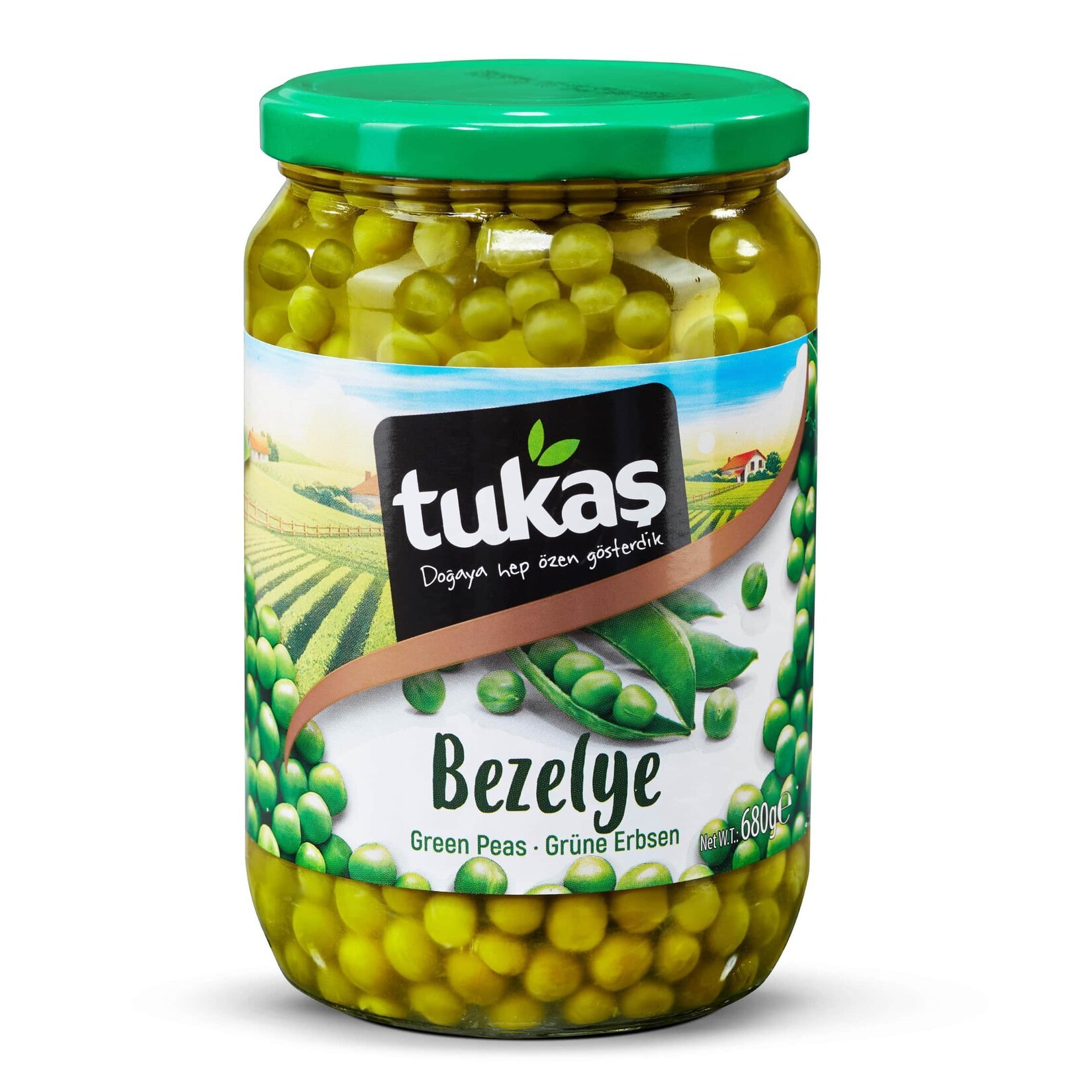 1. Kalite Tukaş Bezelye Konserve 800g