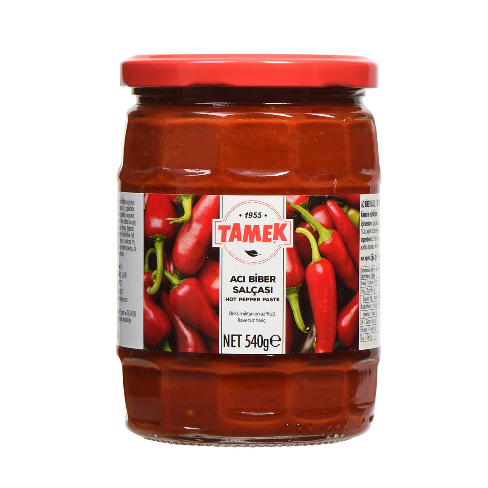Tamek Biber Salçası 540Gr Acı